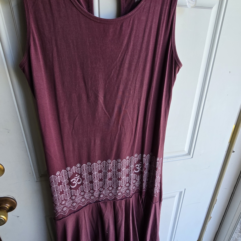 Elegant Maroon Maxi Dress